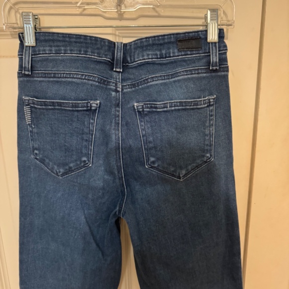 Paige Genevieve Flare dark indigo jeans, size 26 - Picture 3 of 5